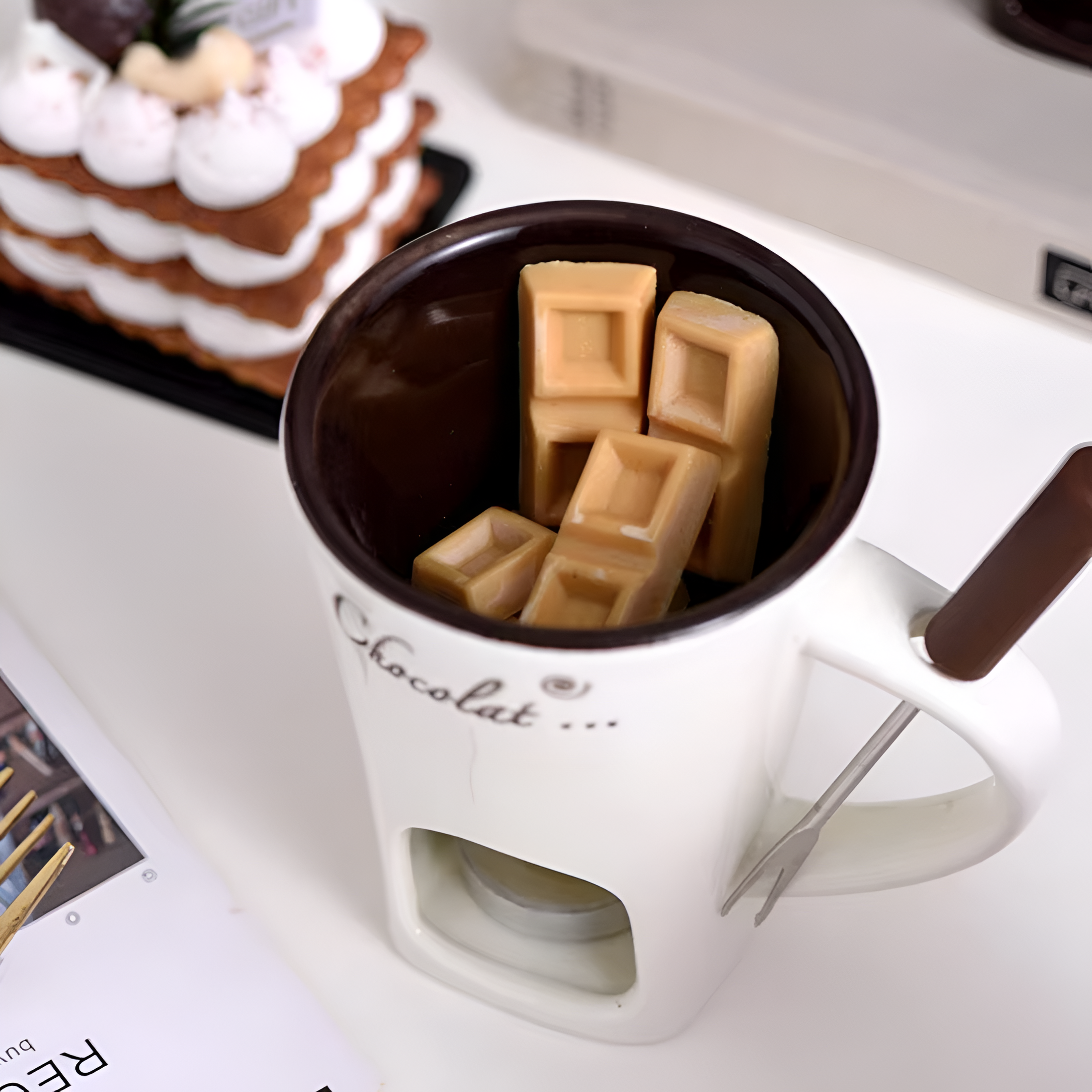MugMelt™ - Schokolade schmelzende Keramiktasse